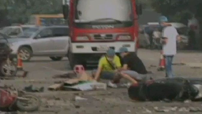 Çin&#039;de okul yakınında patlama, 2 ölü 17 yaralı
