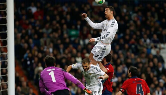 Ronaldo&#039;dan harika sıçrayış