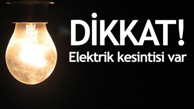 İstanbul&#039;da 7 ilçede elektrik kesintisi