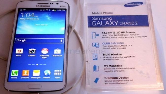 Samsung Galaxy Grand 2 satışa sunuldu