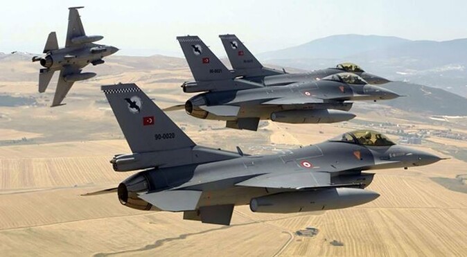Türk F-16 savaş uçakları sınıra gönderildi