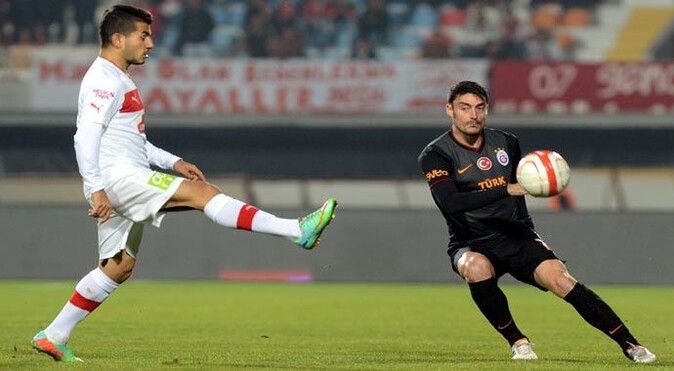 Galatasaray Antalyaspor maçında gol sesi (Antalya 1 - GS 1)