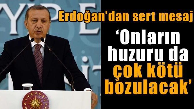 Cumhurbaşkanı Erdoğan: &#039;Kobani bahane&#039;