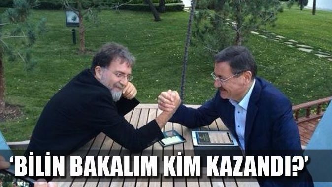 Melih Gökçek, Ahmet Hakan&#039;la güreşti!