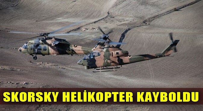 Kayıp helikopterle ilgili TSK&#039;dan açıklama