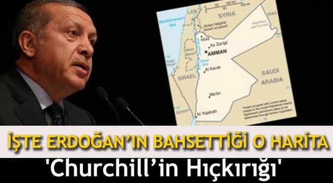 Erdoğan&#039;ın bahsettiği Churchill&#039;in hıçkırığı haritası