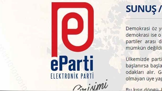 Türkiye&#039;de ilk kez elektronik parti kuruldu 