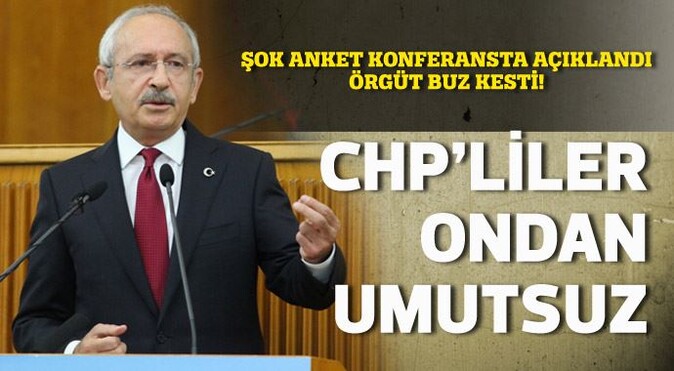CHP&#039;liler Kılıçdaroğlu&#039;ndan umutsuz
