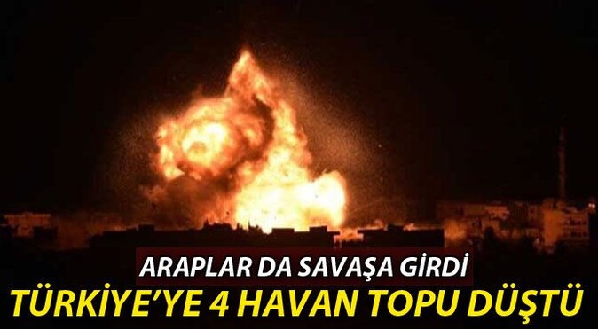 Kobani&#039;de en şiddetli çatışmalar! Türkiye&#039;ye 4 havan topu düştü