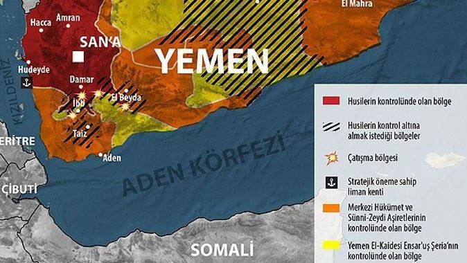 Yemen&#039;de Husilerin ilerleyişi sürüyor