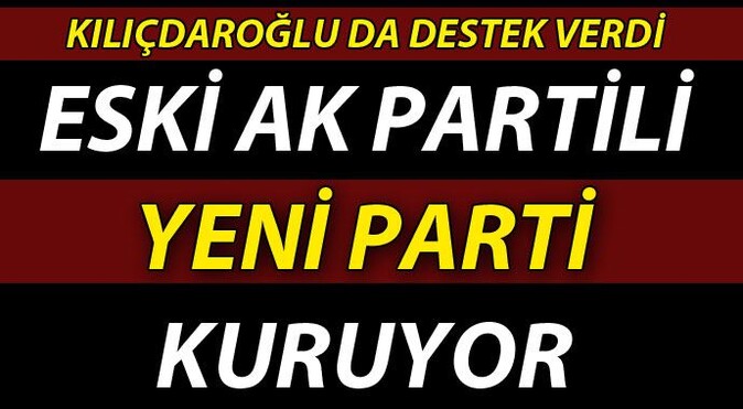 Eski AK Partili İdris Bal, yeni parti kuruyor
