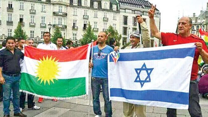 İsrail-PKK omuz omuza Türkiye&#039;yi protesto etti