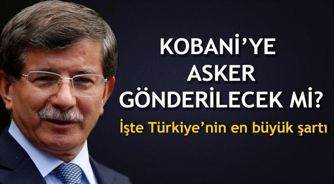 Davutoğlu&#039;ndan Kobani açıklaması