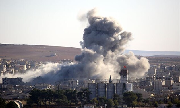 IŞİD&#039;e darbe, cephane yüklü konvoy havaya uçuruldu!