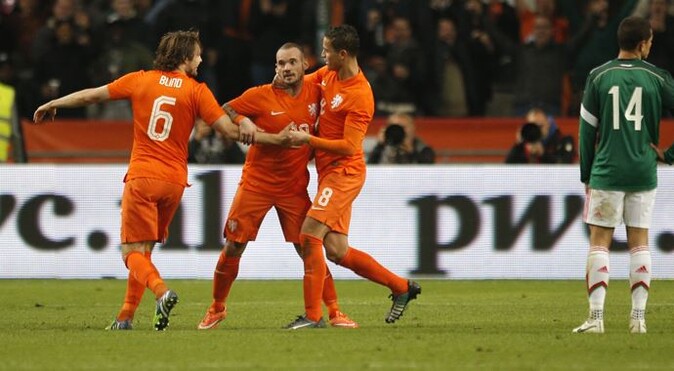 Sneijder 100. maçında boş geçmedi