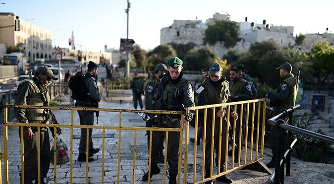 Saldırı sonrası Kudüs&#039;te güvenlik en üst seviyede