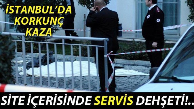 Zeytinburnu&#039;nda site içerisinde servis faciası