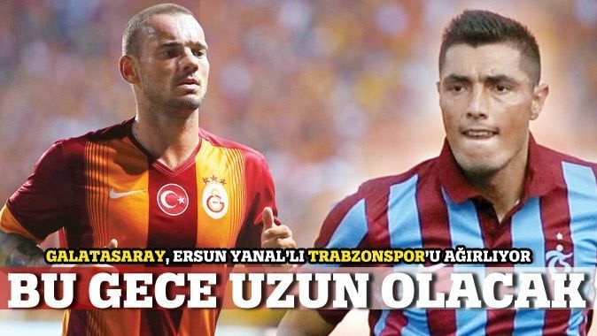 Galatasaray, Ersun Yanal&#039;lı Trabzonspor&#039;u ağırlıyor