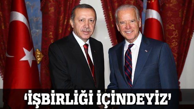 Erdoğan ve Biden&#039;den ortak açıklama: &#039;İşbirliği içindeyiz&#039;