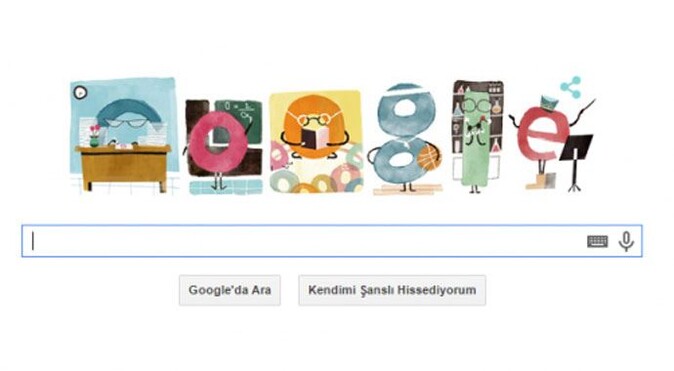 Google 24 Kasım&#039;ı unutmadı, işte Öğretmenler Günü doodle&#039;ı