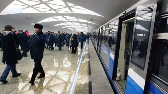 Moskova metrosuna geri sayım tablosu
