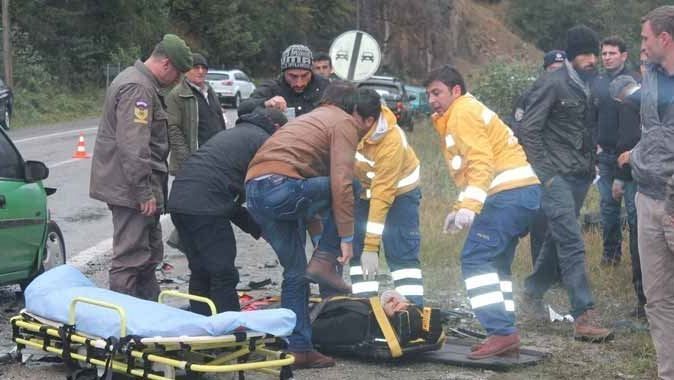 Trabzon&#039;da kaza: 3 yaralı 