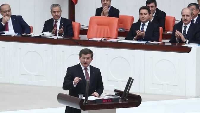 Başbakan Davutoğlu 2015 bütçe görüşmelerinde konuştu