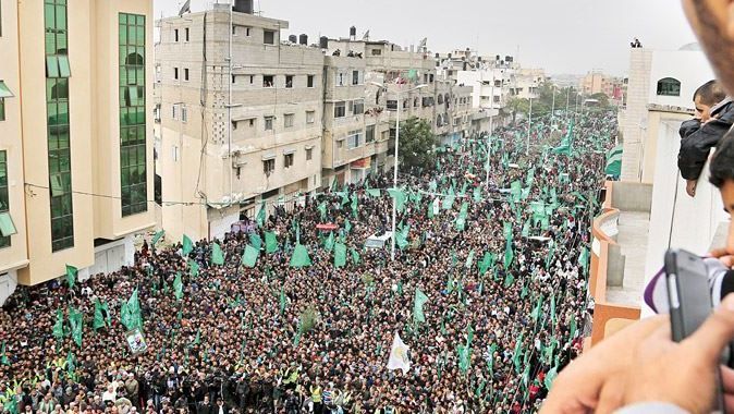 Hamas&#039;tan gövde gösterisi