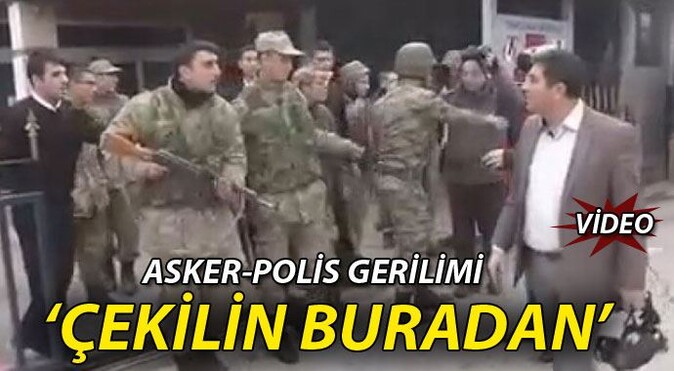 Ankara&#039;da orduevi önünde asker - polis gerginliği