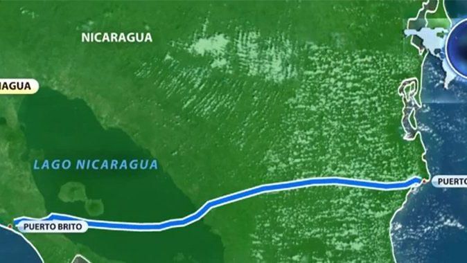 Nikaragua kanalının inşaatı başladı