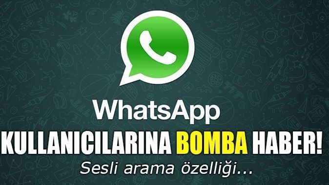 WhatsApp&#039;tan bomba haber! Sesli arama özelliği böyle olacak