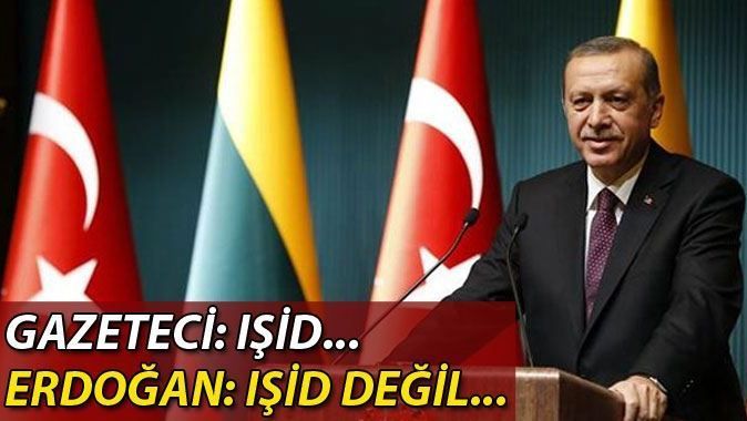 Erdoğan&#039;dan gazeteciye &#039;IŞİD&#039; uyarısı - İZLE