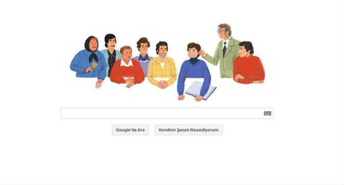 Ertem Eğilmez unutulmadı - Google doodle oldu
