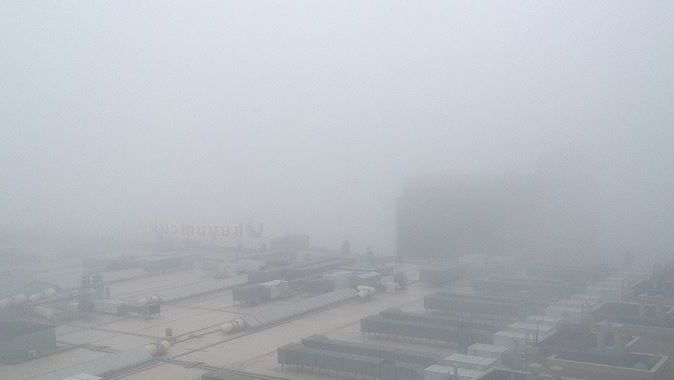 İstanbul&#039;da sis! İşte Atatürk Havalimanı&#039;nda son durum