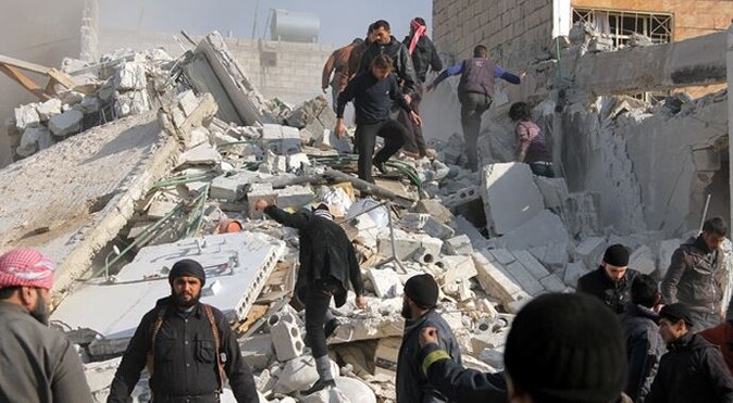 Esed &#039;varil bombasıyla&#039; saldırdı: 61 ölü