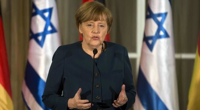 Angela Merkel İsrail&#039;de