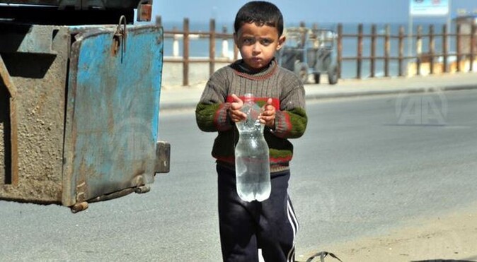 Gazze&#039;de içme suyu sıkıntısı 