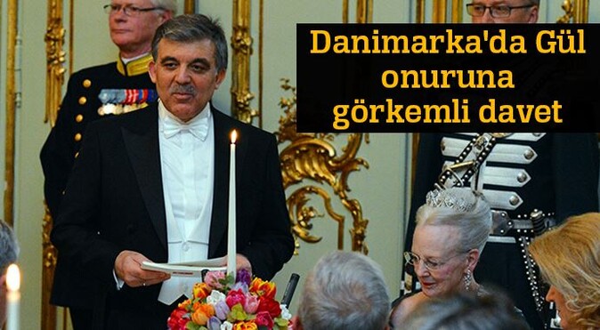 Danimarka&#039;da Gül onuruna görkemli davet