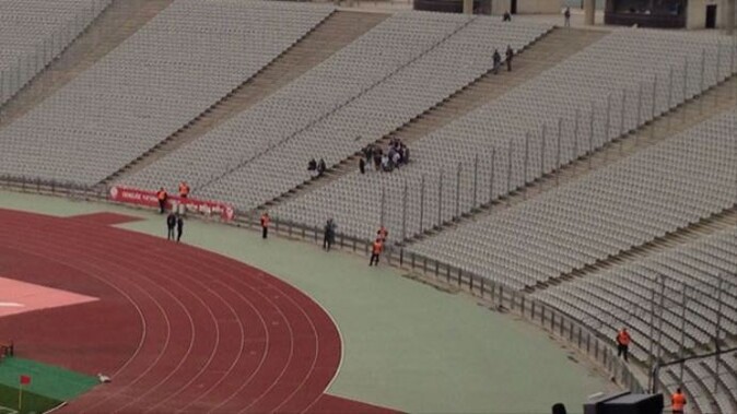 Atatürk Olimpiyat Stadı&#039;nda sessiz maç