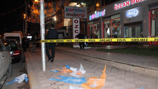 AK Parti binasına bombalı saldırı! 2 yaralı