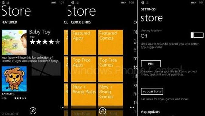 Windows Phone 8.1 mağazası da sızdı!