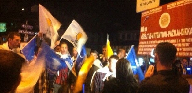 Kosova&#039;da AK Parti&#039;nin zaferini kutladılar