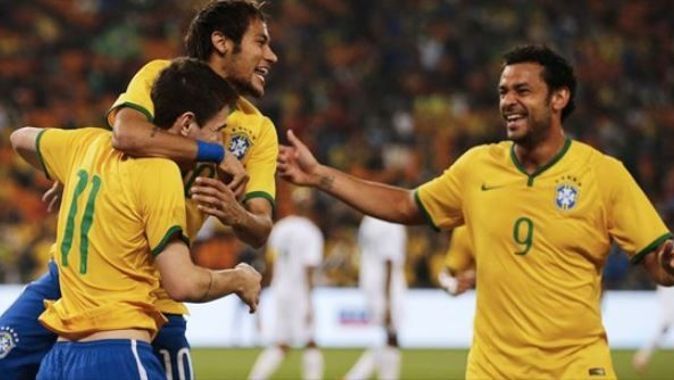 Brezilya Neymar ile şov yaptı