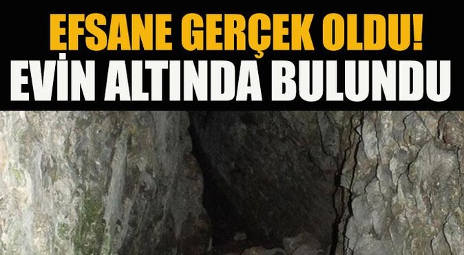 İzmir&#039;deki Tünel efsanesi gerçek oldu, evin altında bulundu!