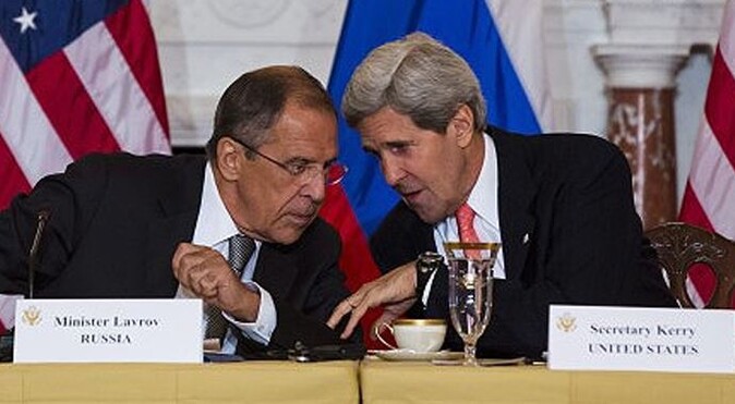 Kerry ve Lavrov, Roma&#039;da bir araya geldi