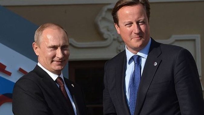 Cameron ile Putin Ukrayna&#039;yı görüştü