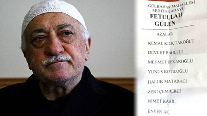 Fethullah Gülen&#039;e seçimlerde 6 oy çıktı!