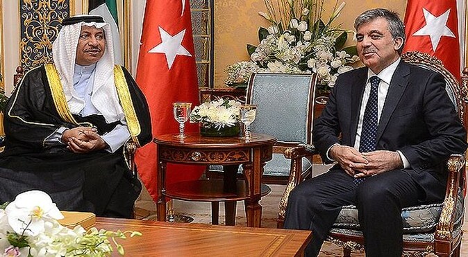 Cumhurbaşkanı Gül Kuveyt Başbakanı ile görüştü