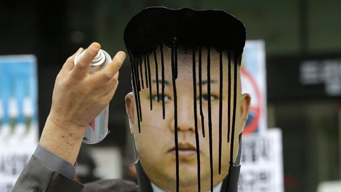 Kuzey Kore liderini kızdıran poster