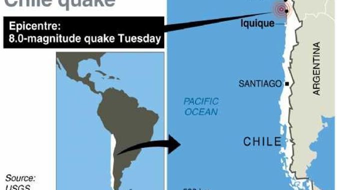 Şili&#039;de 8.2 büyüklüğünde deprem ve tsunami!